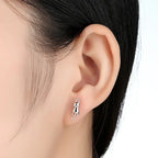 Wedding Bridal Jewelry Sets for Women 925 Sterling Silver Cute Cat Earrings Long Chain Necklaces Pendant Party Gifts