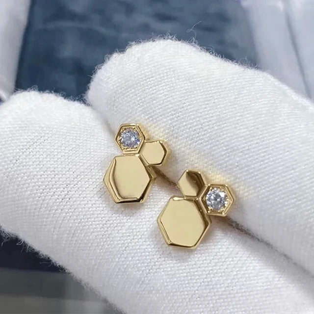 【925シルバー】エレガント六角形リング レディース 普段使い・パーティー対応 ギフトにも