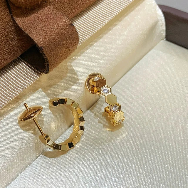 【925シルバー】エレガント六角形リング レディース 普段使い・パーティー対応 ギフトにも