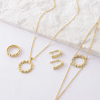 LUIZADAFashionable and Exquisite Women's Jewelry Set Wedding Jewelry Accessories Gift