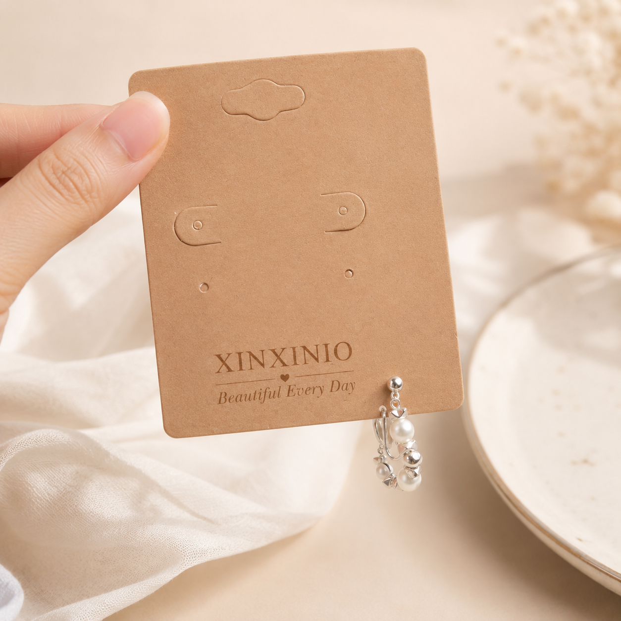 「XINXINIO」 淡水パール 上品な揺れ感 シルバーカラー 耳元アクセサリー イヤリング レディースアクセサリー プレゼント デートコーデ